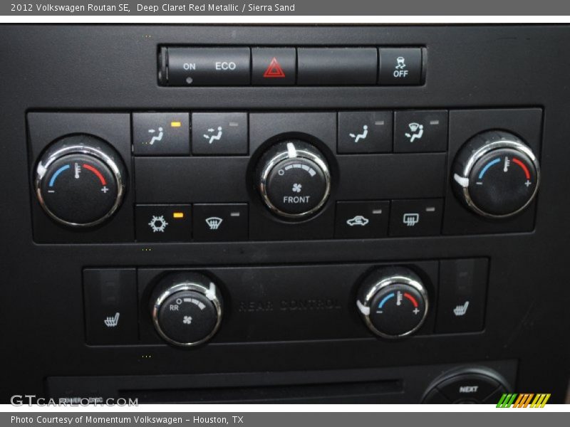 Deep Claret Red Metallic / Sierra Sand 2012 Volkswagen Routan SE