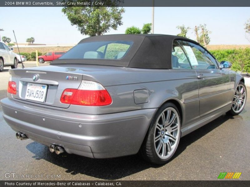 Silver Grey Metallic / Grey 2004 BMW M3 Convertible