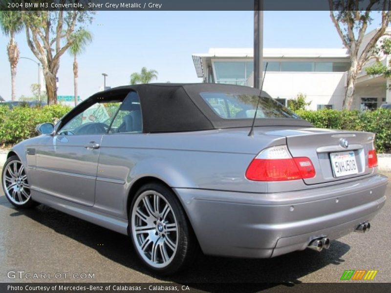 Silver Grey Metallic / Grey 2004 BMW M3 Convertible