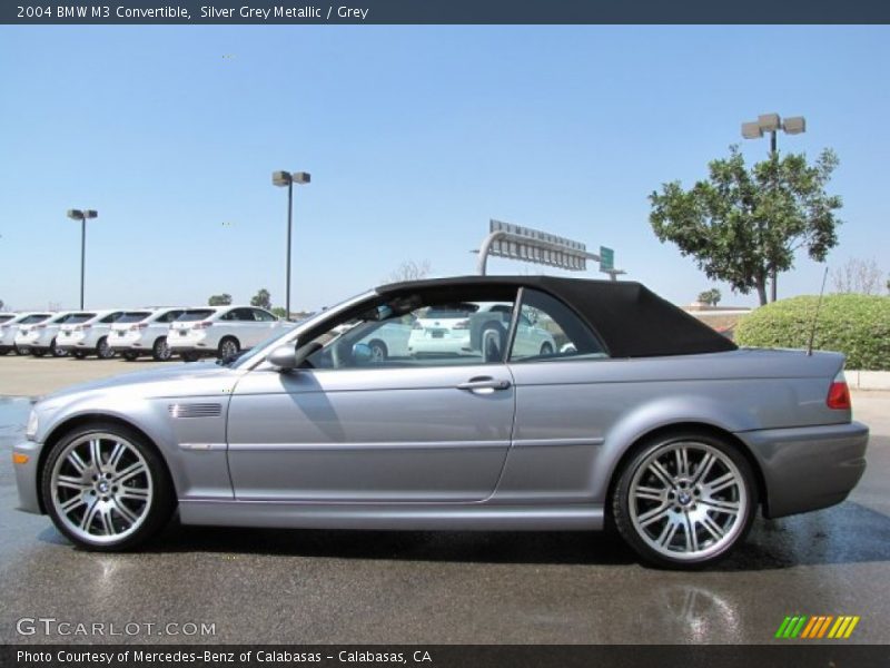 Silver Grey Metallic / Grey 2004 BMW M3 Convertible