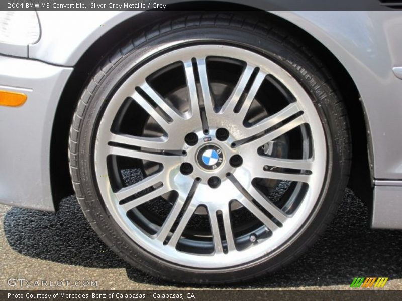 Silver Grey Metallic / Grey 2004 BMW M3 Convertible