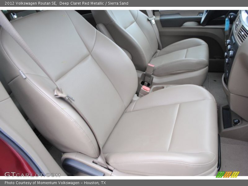 Deep Claret Red Metallic / Sierra Sand 2012 Volkswagen Routan SE