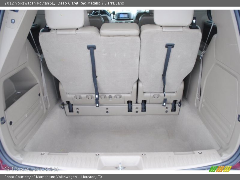 Deep Claret Red Metallic / Sierra Sand 2012 Volkswagen Routan SE