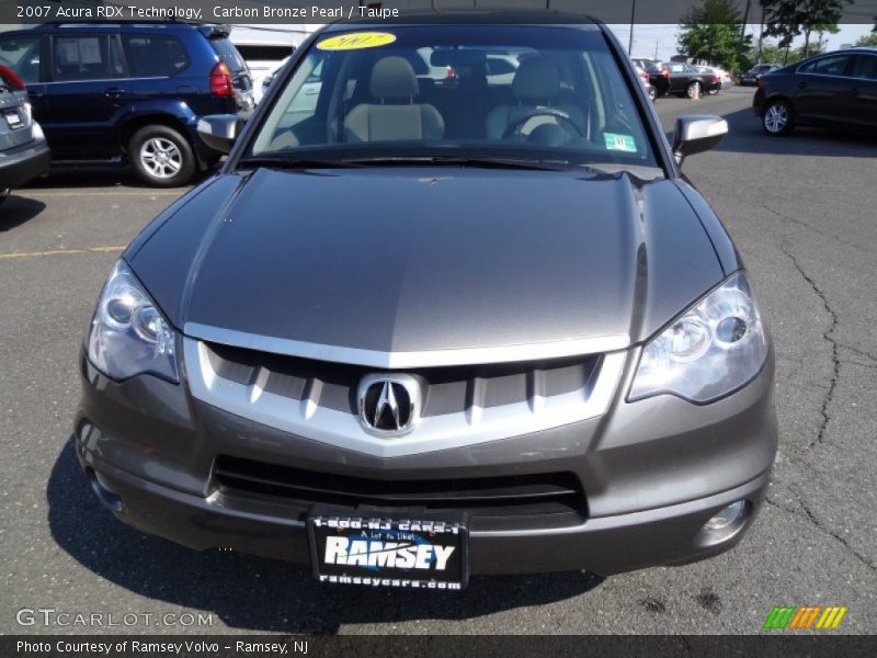 Carbon Bronze Pearl / Taupe 2007 Acura RDX Technology