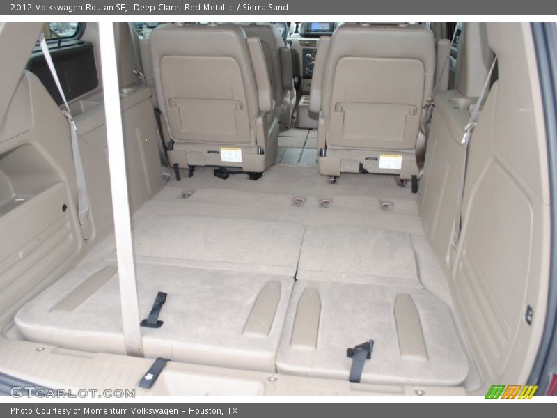Deep Claret Red Metallic / Sierra Sand 2012 Volkswagen Routan SE