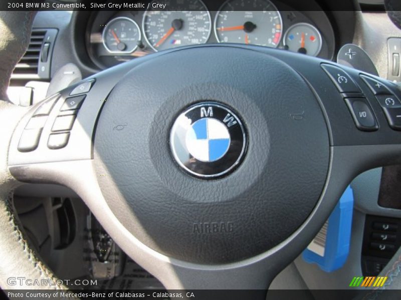 Silver Grey Metallic / Grey 2004 BMW M3 Convertible