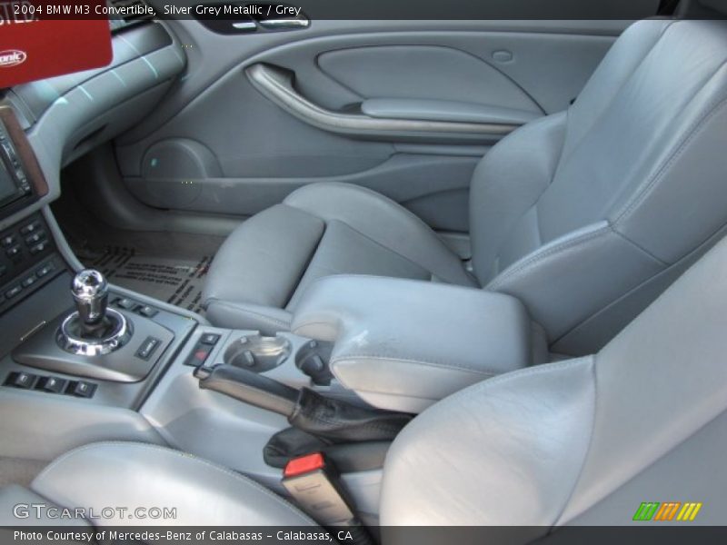 Silver Grey Metallic / Grey 2004 BMW M3 Convertible
