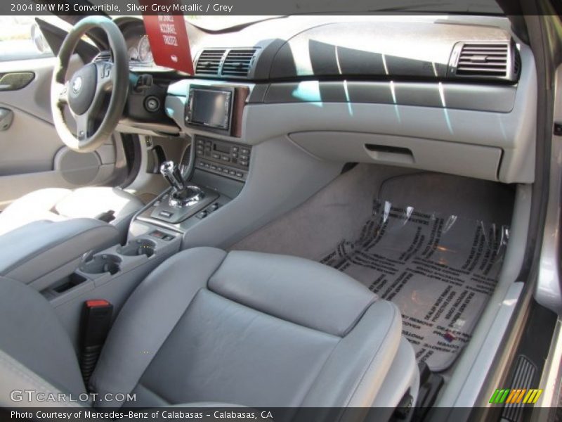 Silver Grey Metallic / Grey 2004 BMW M3 Convertible