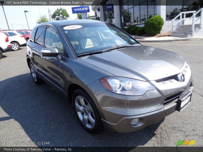 Carbon Bronze Pearl / Taupe 2007 Acura RDX Technology