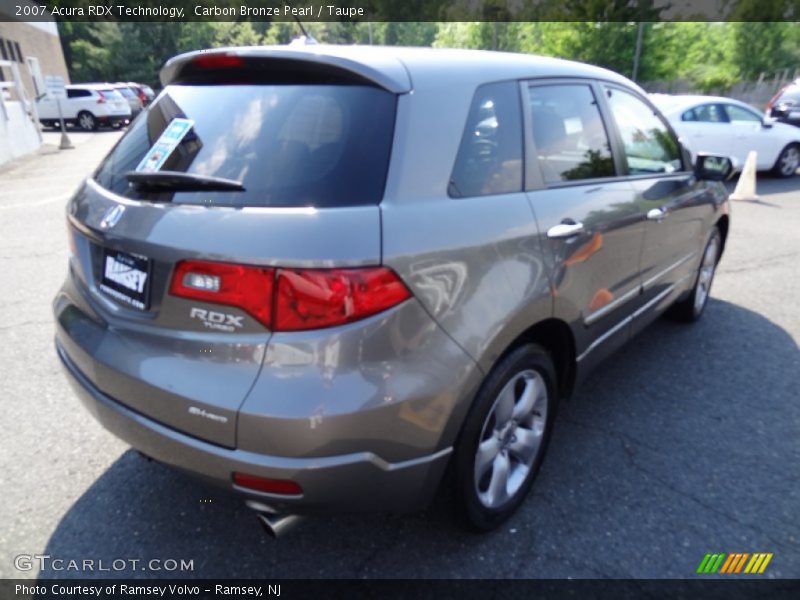 Carbon Bronze Pearl / Taupe 2007 Acura RDX Technology