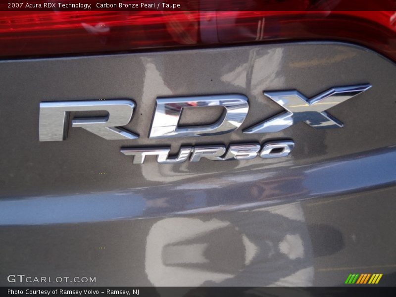 Carbon Bronze Pearl / Taupe 2007 Acura RDX Technology