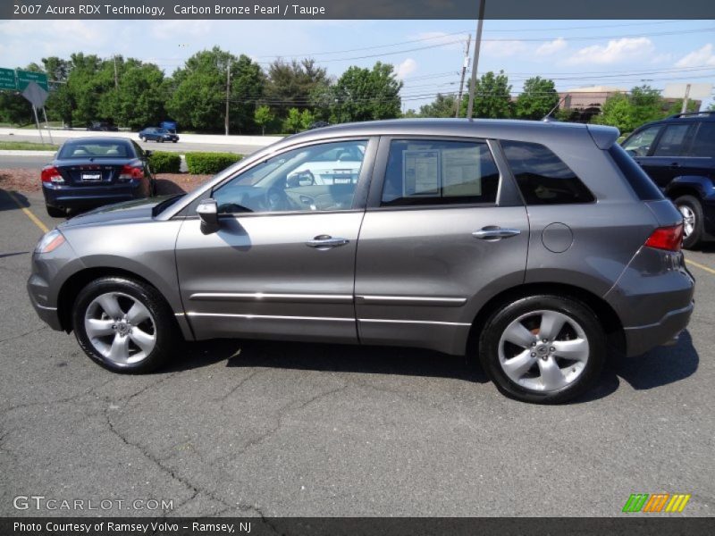 Carbon Bronze Pearl / Taupe 2007 Acura RDX Technology