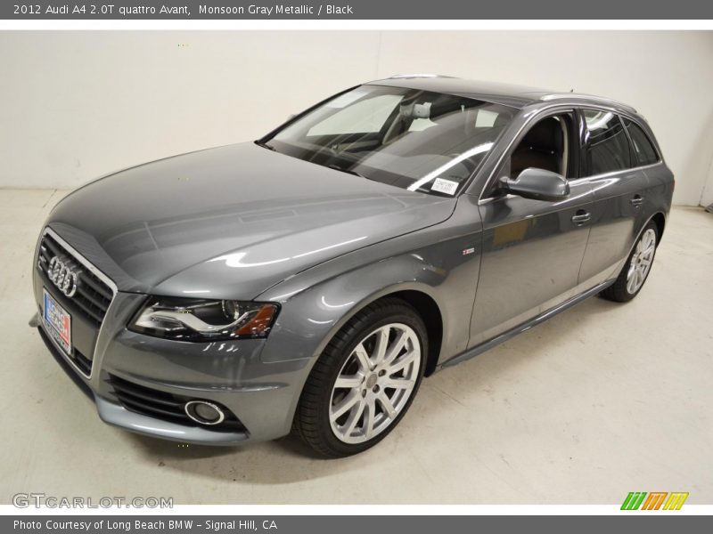 Monsoon Gray Metallic / Black 2012 Audi A4 2.0T quattro Avant