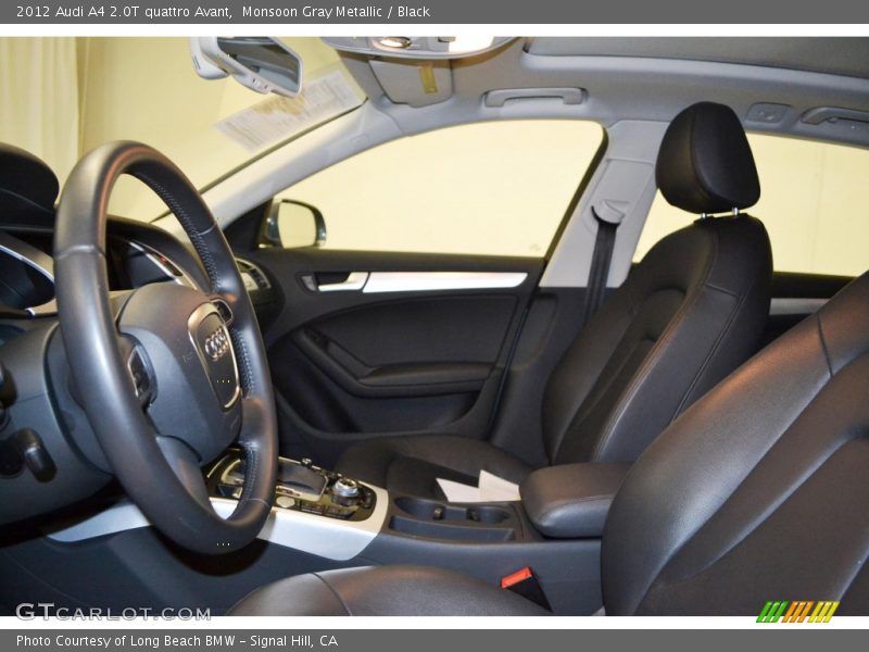 Monsoon Gray Metallic / Black 2012 Audi A4 2.0T quattro Avant