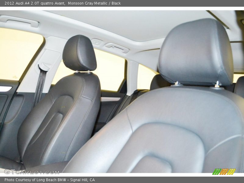 Monsoon Gray Metallic / Black 2012 Audi A4 2.0T quattro Avant