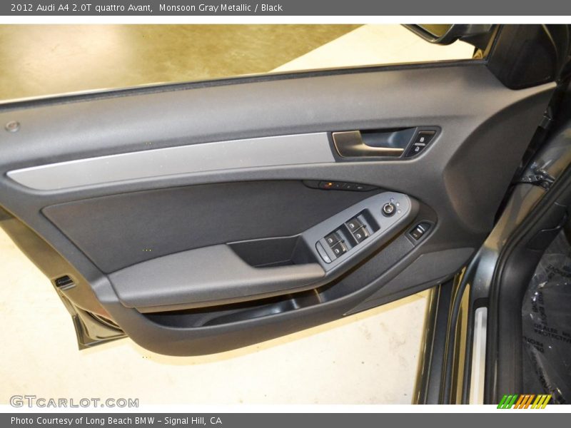 Monsoon Gray Metallic / Black 2012 Audi A4 2.0T quattro Avant