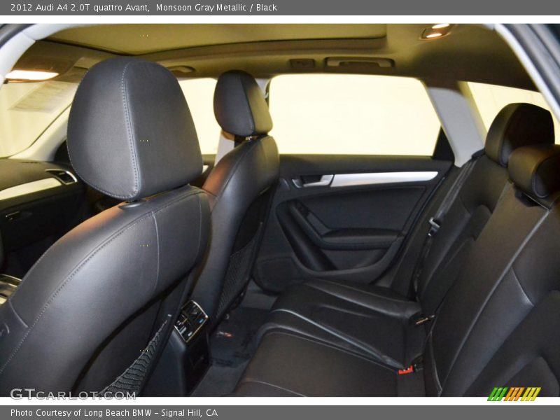 Monsoon Gray Metallic / Black 2012 Audi A4 2.0T quattro Avant