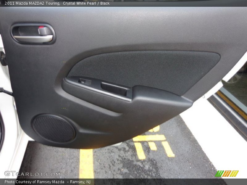 Crystal White Pearl / Black 2011 Mazda MAZDA2 Touring
