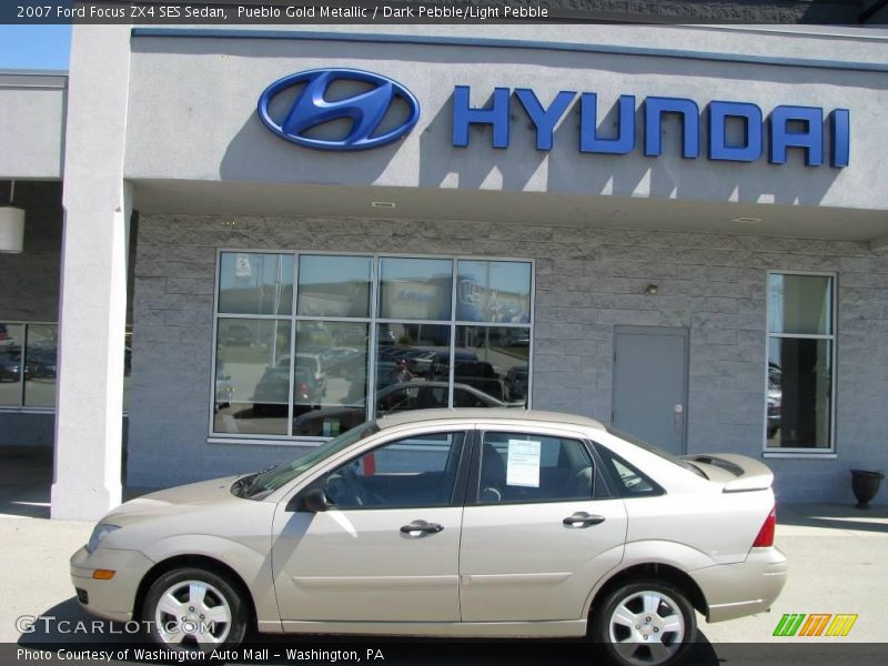 Pueblo Gold Metallic / Dark Pebble/Light Pebble 2007 Ford Focus ZX4 SES Sedan