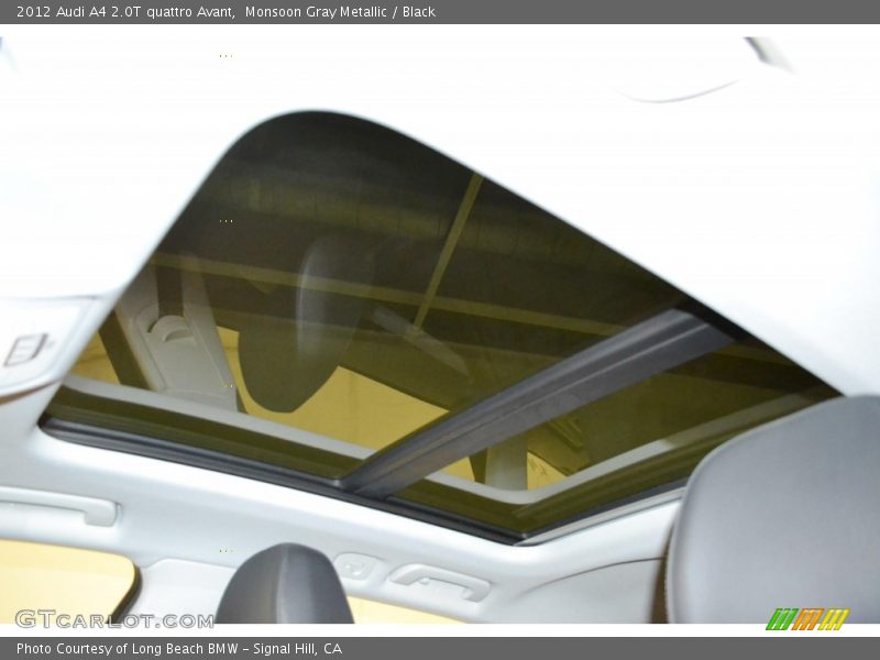 Monsoon Gray Metallic / Black 2012 Audi A4 2.0T quattro Avant