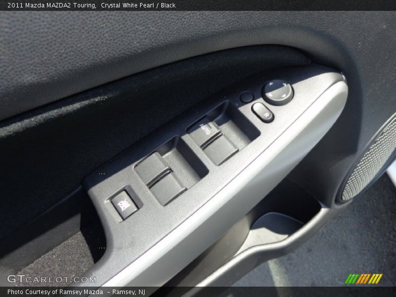 Crystal White Pearl / Black 2011 Mazda MAZDA2 Touring
