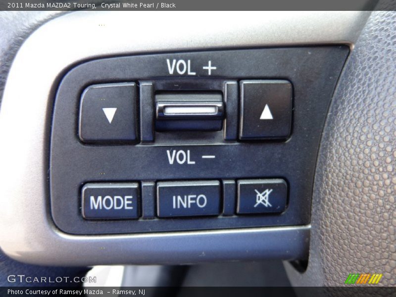 Crystal White Pearl / Black 2011 Mazda MAZDA2 Touring