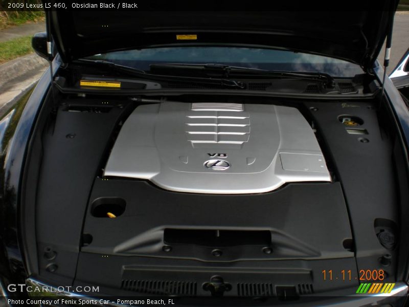 Obsidian Black / Black 2009 Lexus LS 460