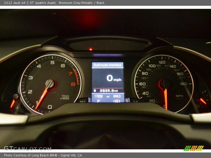  2012 A4 2.0T quattro Avant 2.0T quattro Avant Gauges