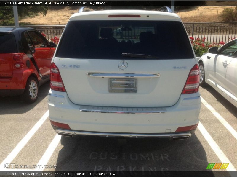 Arctic White / Black 2010 Mercedes-Benz GL 450 4Matic