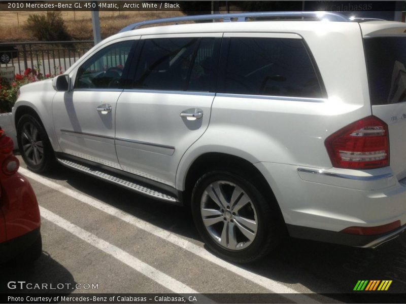 Arctic White / Black 2010 Mercedes-Benz GL 450 4Matic
