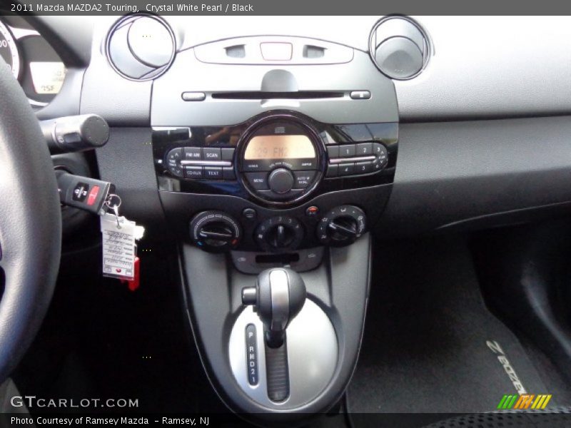 Crystal White Pearl / Black 2011 Mazda MAZDA2 Touring