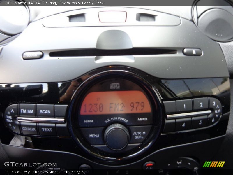 Crystal White Pearl / Black 2011 Mazda MAZDA2 Touring