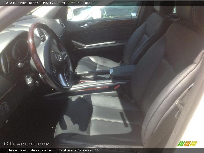 Arctic White / Black 2010 Mercedes-Benz GL 450 4Matic