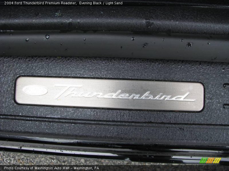 Evening Black / Light Sand 2004 Ford Thunderbird Premium Roadster