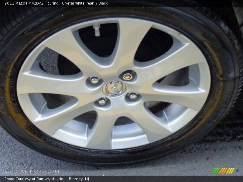 Crystal White Pearl / Black 2011 Mazda MAZDA2 Touring