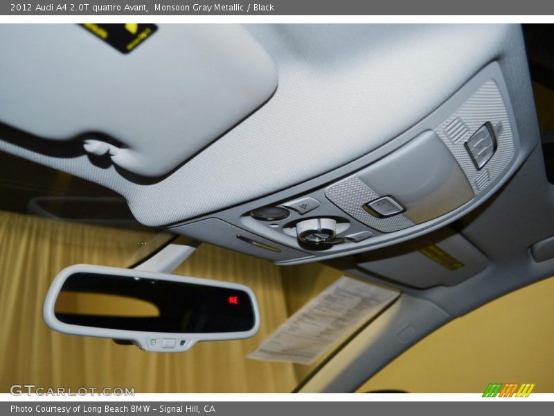 Monsoon Gray Metallic / Black 2012 Audi A4 2.0T quattro Avant