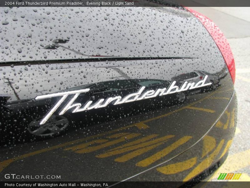 Evening Black / Light Sand 2004 Ford Thunderbird Premium Roadster
