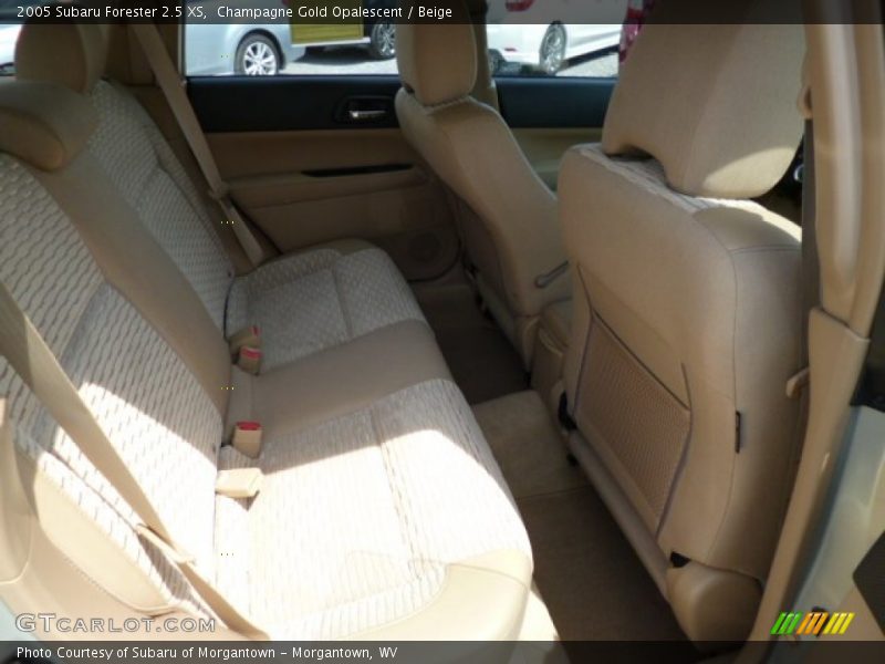 Champagne Gold Opalescent / Beige 2005 Subaru Forester 2.5 XS