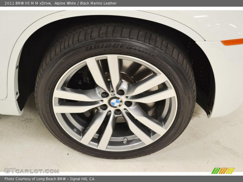 Alpine White / Black Merino Leather 2011 BMW X6 M M xDrive