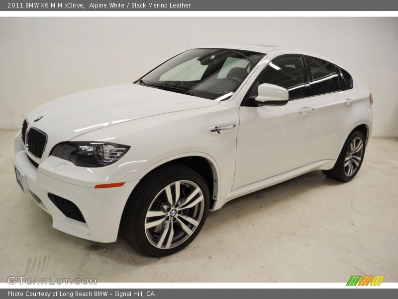 Alpine White / Black Merino Leather 2011 BMW X6 M M xDrive