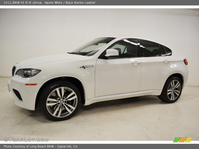 Alpine White / Black Merino Leather 2011 BMW X6 M M xDrive