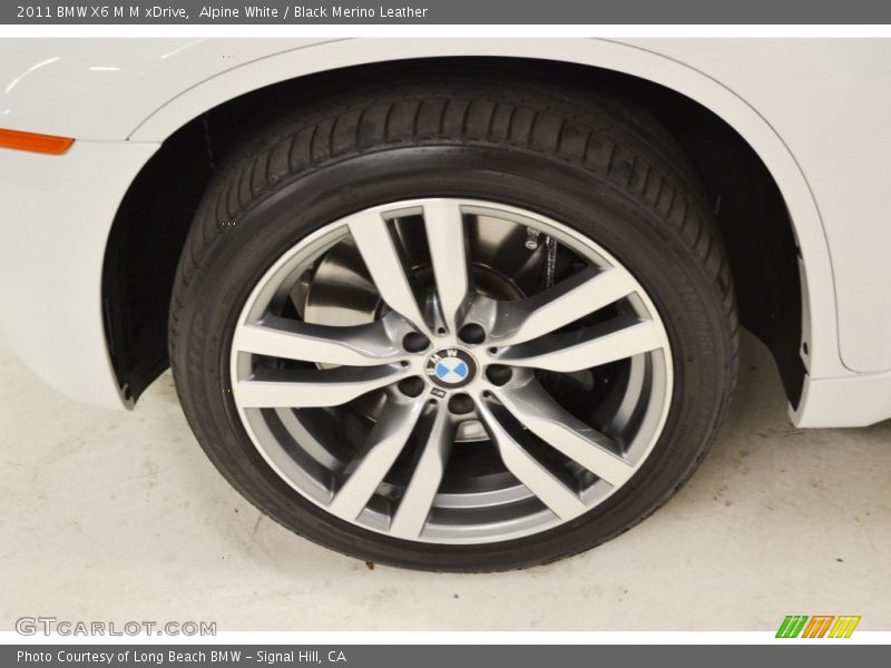 Alpine White / Black Merino Leather 2011 BMW X6 M M xDrive