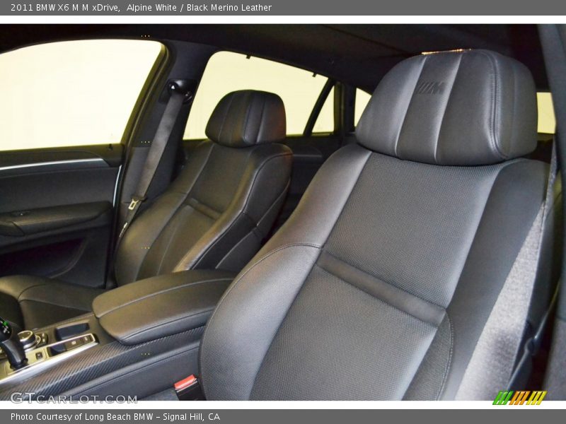 Alpine White / Black Merino Leather 2011 BMW X6 M M xDrive