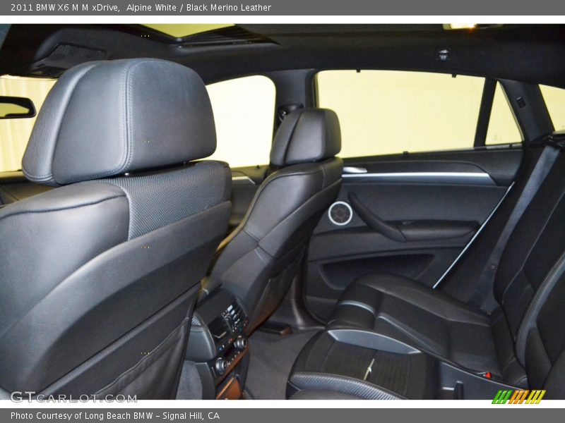 Alpine White / Black Merino Leather 2011 BMW X6 M M xDrive