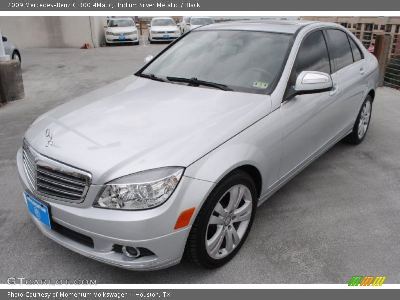 Iridium Silver Metallic / Black 2009 Mercedes-Benz C 300 4Matic