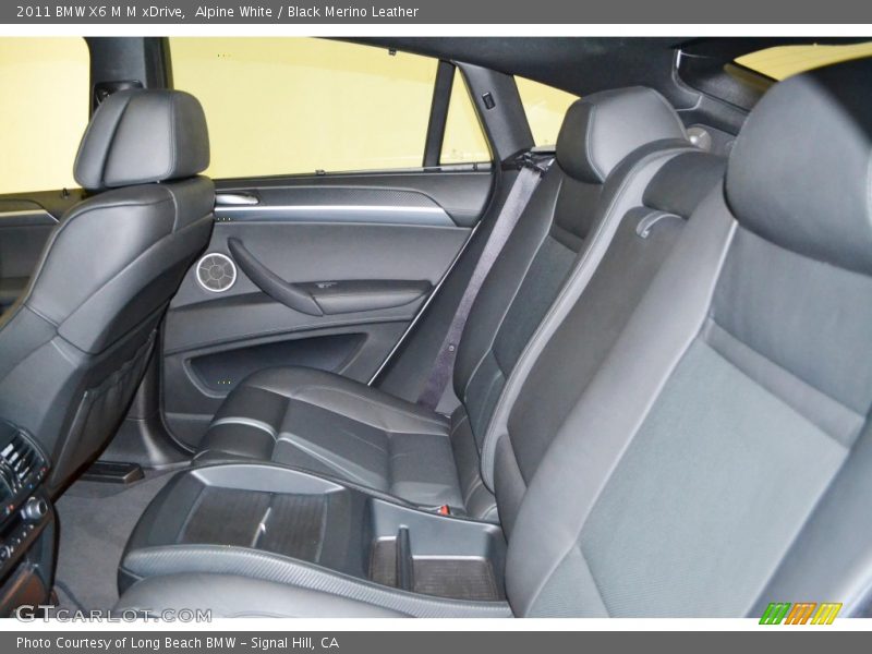 Alpine White / Black Merino Leather 2011 BMW X6 M M xDrive