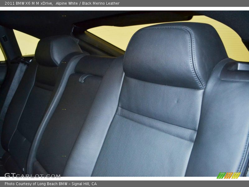 Alpine White / Black Merino Leather 2011 BMW X6 M M xDrive