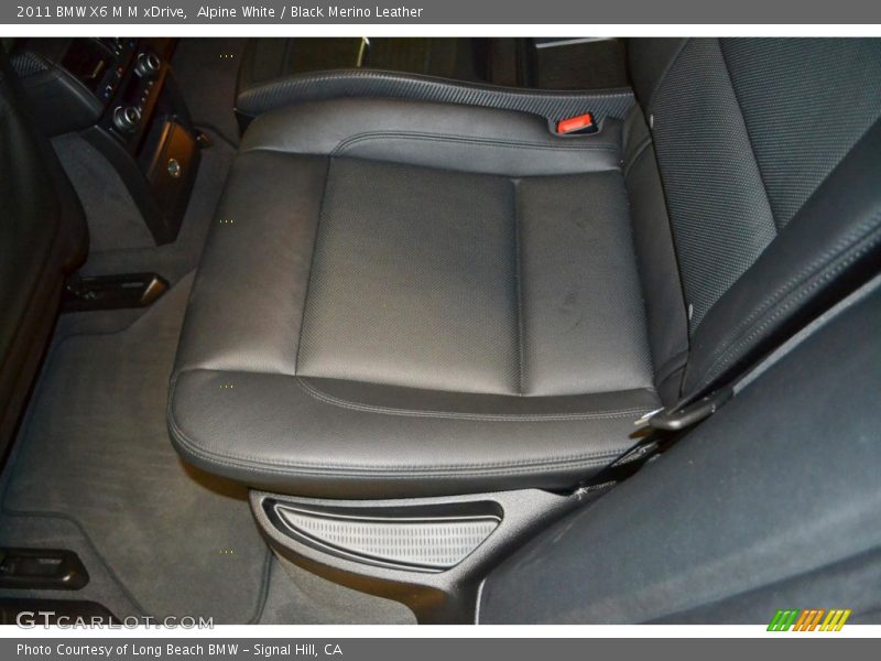 Alpine White / Black Merino Leather 2011 BMW X6 M M xDrive