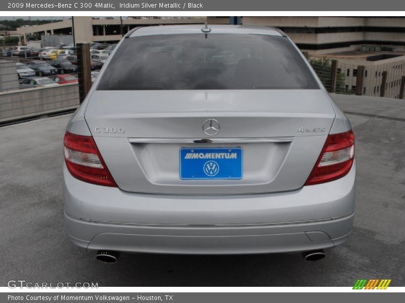 Iridium Silver Metallic / Black 2009 Mercedes-Benz C 300 4Matic