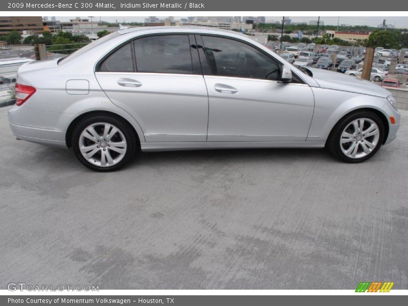 Iridium Silver Metallic / Black 2009 Mercedes-Benz C 300 4Matic